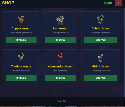 Armorer Shop